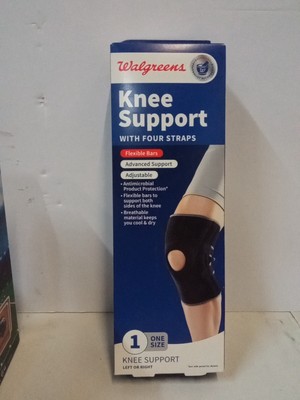 Walgreens Knee Support With Comfort Straps Advanced Support One Size