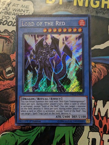 Yugioh! LP Lord of the Red - DRL2-EN016 - Secret Rare - 1st