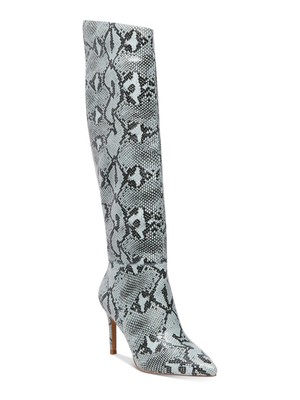 

STEVE MADDEN Женские сапоги Kimari на подкладке из змеиной кожи с острым носком и острым носком, размер 8 м, Aqua, KIMA01S1