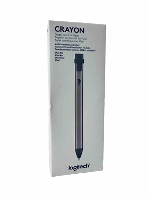 Logitech Crayon Digital Bleistift Stift Eingabestift für Apple iPad Grau Neu OVP