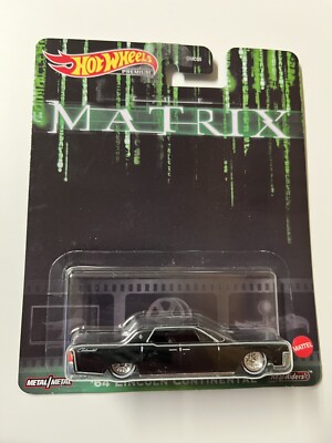 Hot Wheels Premium 2022 Retro Entertainment New  64 Lincoln Continental Matrix