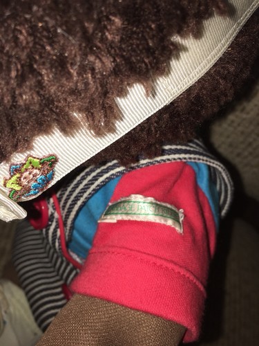 1982 ORIGINAL COLECO CPK CABBAGE PATCH BLACK BOY DOLL RETAINER