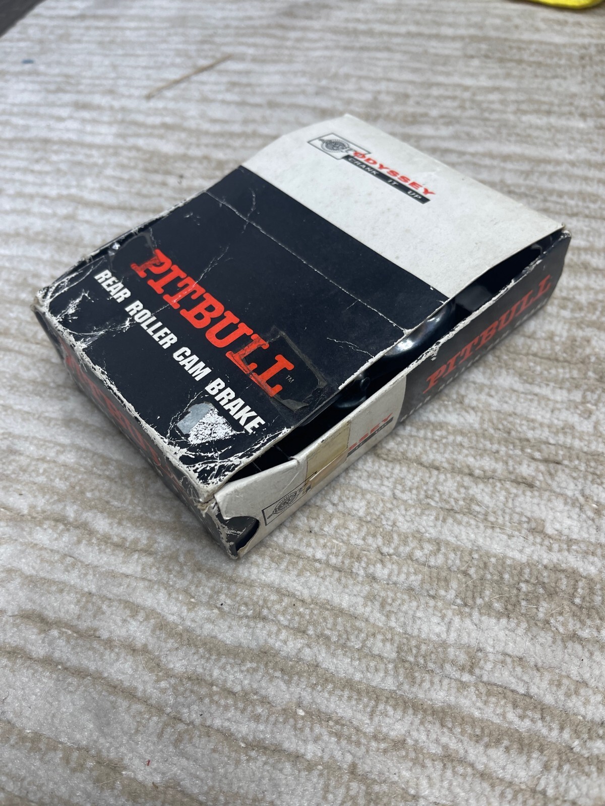 NOS BOXED ODYSSEY PITBULL REAR CALIPER SILVER NEVER USED 80's ITEM OLD SCHOOL