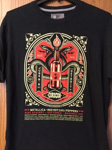Orion music festival Tシャツ メタリカ　レッチリ Orion music festival Tシャツ メタリカレッチリ