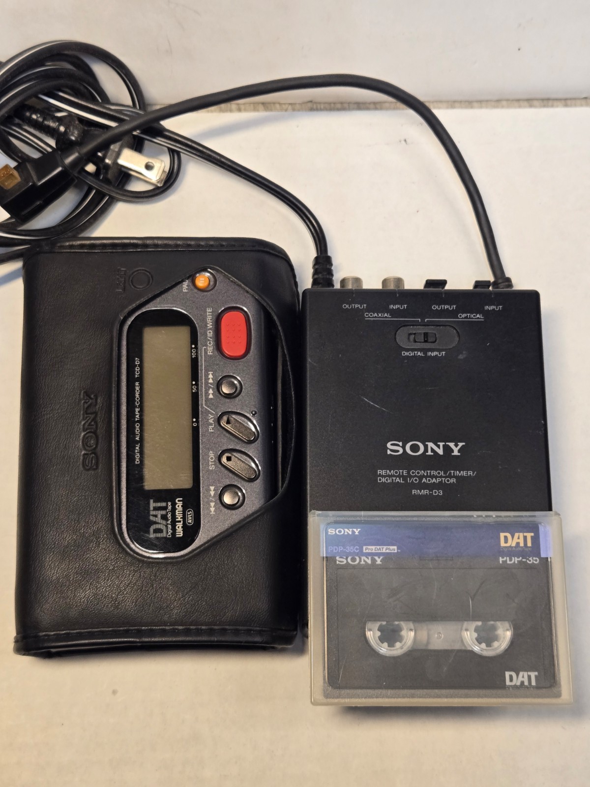 Sony TCD-D7 Walkman DAT Digital Audio Tape Recorder - For