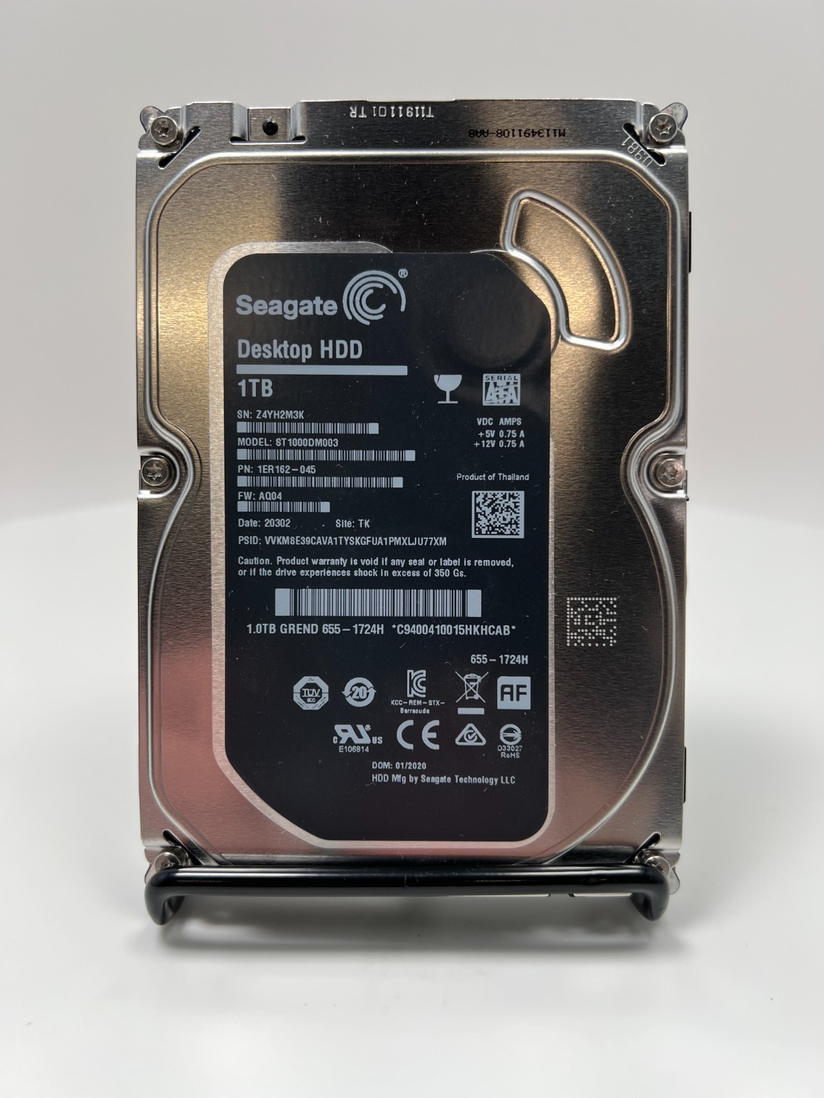 動作品】 Seagate HDD 8TB 3.5インチ 内蔵HDD シーゲート ST8000AS0002