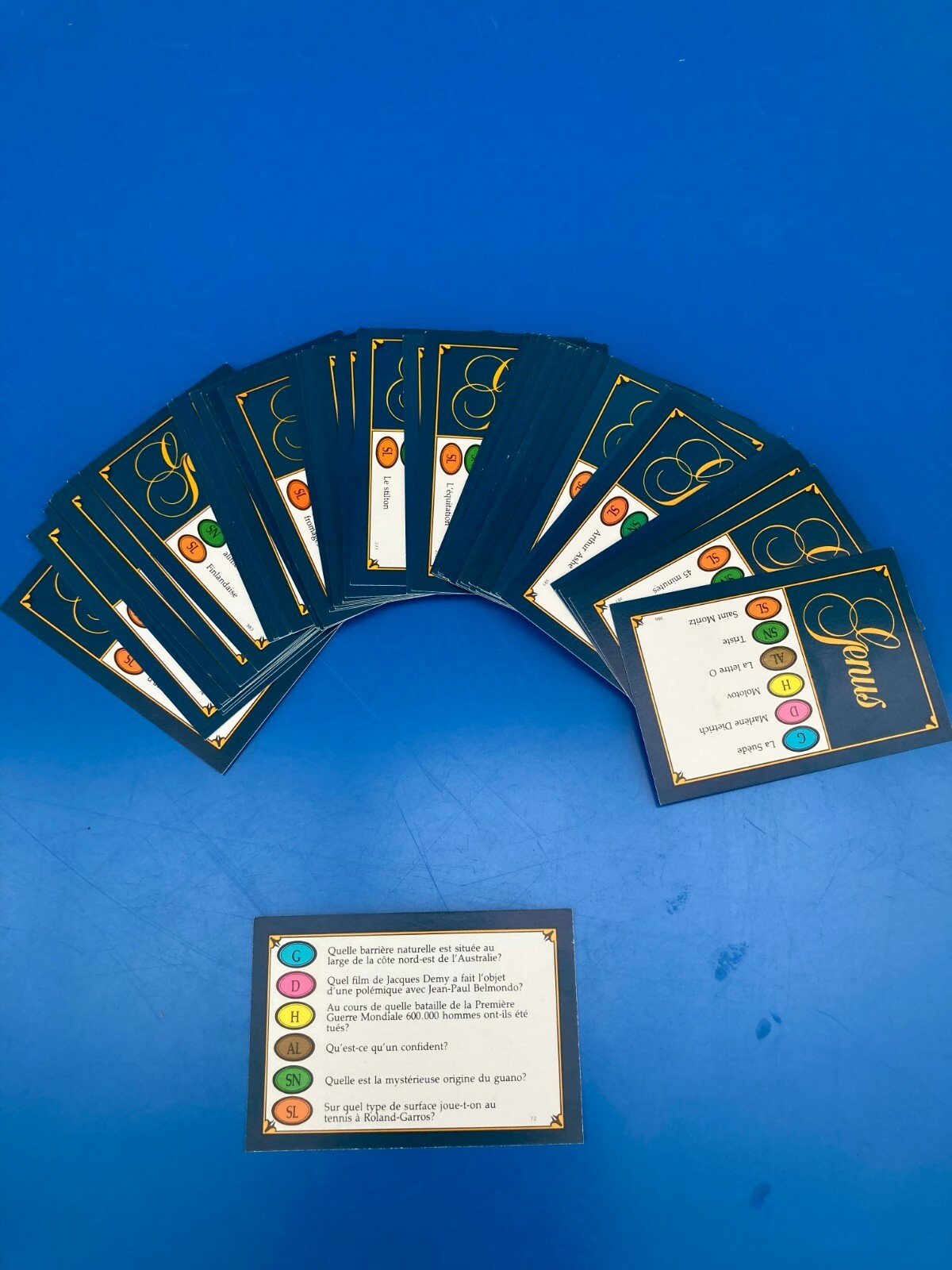 Trivial Pursuit Lote De 50 Cartas Juego Edition Genus 300 Preguntas Recarga Fr Ebay