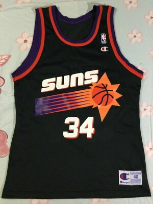 Suns Barkley 34 バスケットボールジャージ Vintage CHAMPION Charles Barkley #34 Phoenix Suns NBA