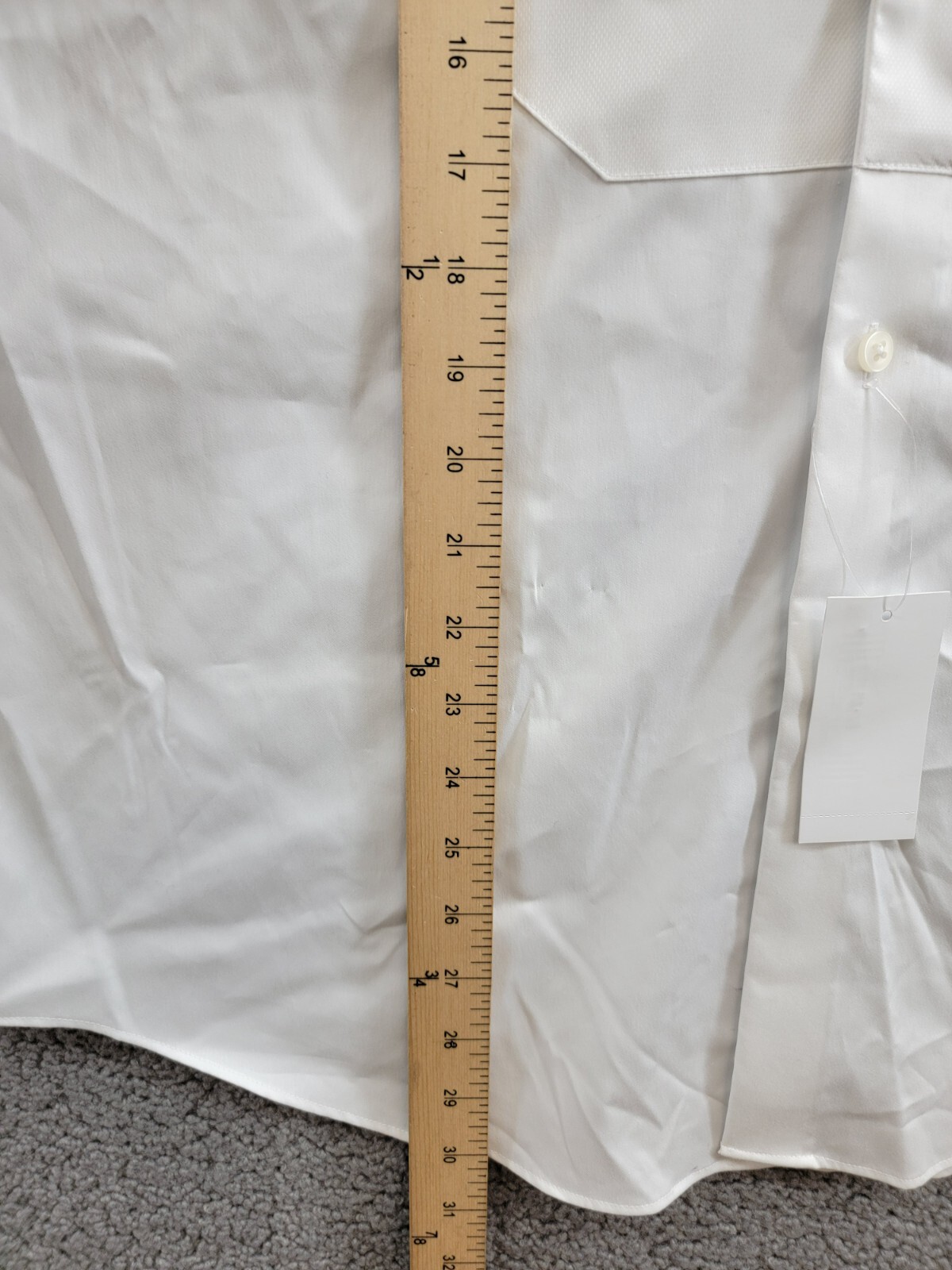 Calvin Klein Infinite Color Regular Fit Dress Shirt Men's L 16-16.5 36-37 White - Picture 8 of 19