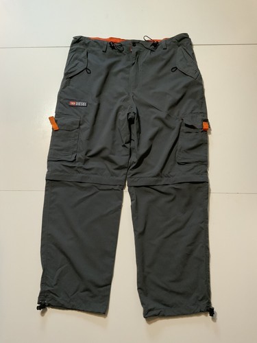 Vintage Y2K Diesel Cargo Parachute Rave Convertible 2in1