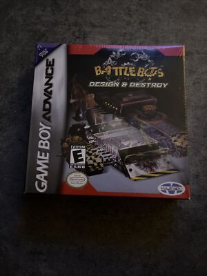 GAME BOY ADVANCE BATTLE BOTS DESIGN & DESTROY 2003 BRAND NEW, FACTORY SEALED