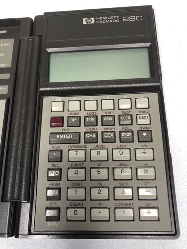 HP 28C Hewlett Packard Scientific Calculator with Manuals