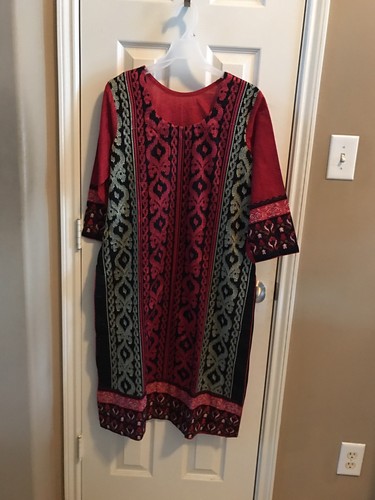 Indian Pakistani Woman  Designer Full Embroidered Lawn Suit