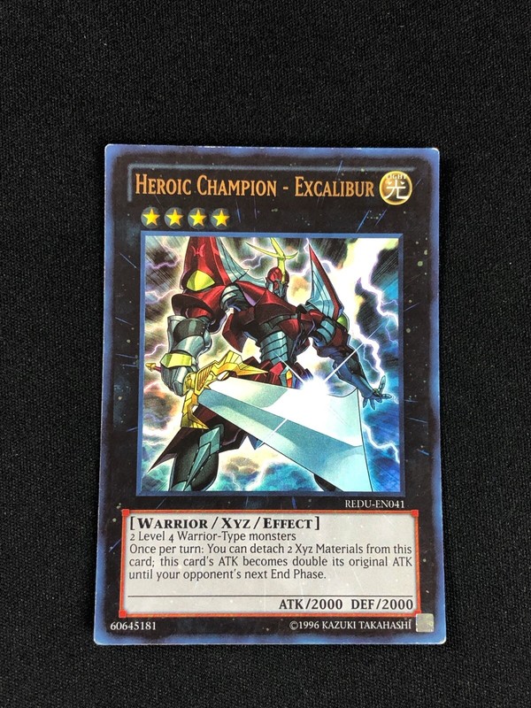 YUGIOH HEROIC CHAMPION EXCALIBUR REDU-EN041 ULTRA PLAY/EDGEWARE | eBay