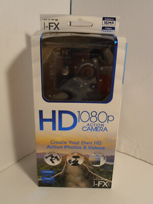 HYPE I-FX HD 1080p 16mp Action Photo & Video Camera With 2'' LCD Monitor Complete