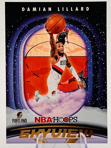 2023-24 Panini NBA Hoops Damian Lillard #23 Skyview Winter