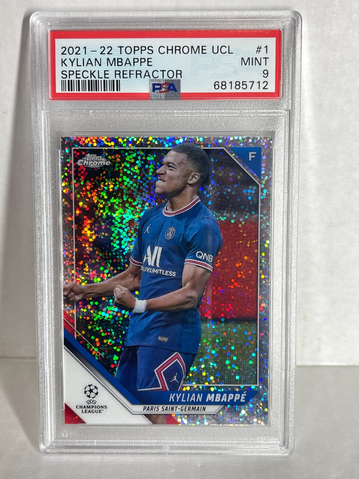 キリアン・エムバペ topps Chrome Kylian Mbappe Kylian Mbappe REFRACTOR 2021-22 Topps Chrome UEFA #1 Paris