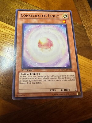 Consecrated Light SDLS-EN022 1st Edition Common PL + BONUS