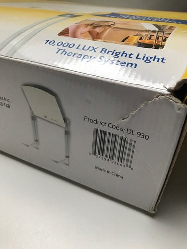 Day Light 10,000 Lux Bright Light Therapy System SAD Jet Lag Winter Blues DL930