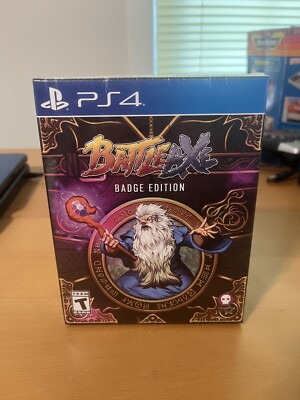 New Limited Run Games Numskull Battle Axe Badge Edition Playstation4 PS4 Pins