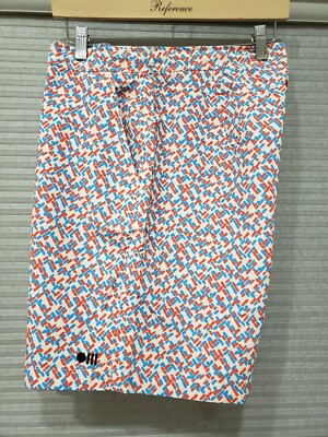 Solid & Striped Men's The Classic Swim Trunks-Red Navy Size L