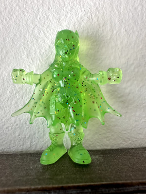 Culturefly DC Batman Tiny Mights Collectible Figure - Batgirl (Green Glitter)