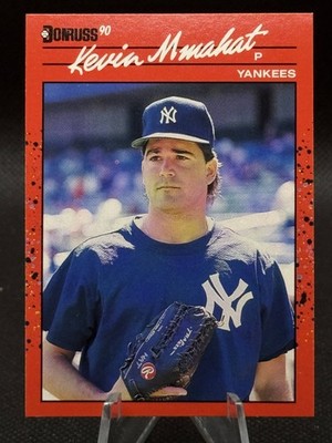 1990 Donruss 481 Kevin Mmahat New York Yankees Rookie