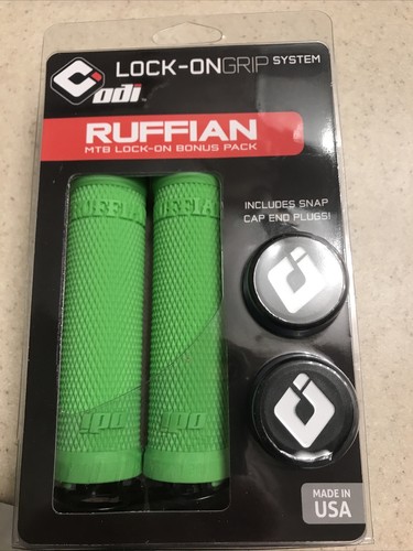 ODI Ruffian MTB Lock-On Grips 130mm Lime Green