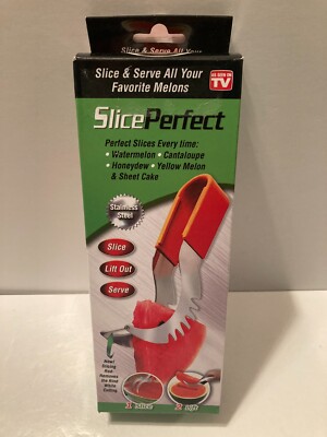 NEW Slice Perfect Stainless Steel As Seen On TV Watermelons Cantaloupe Honey Dew