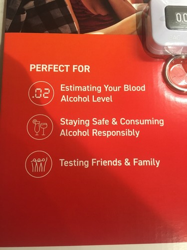 BACtrack Keychain Breathalyzer - Police Grade Technology - New!!