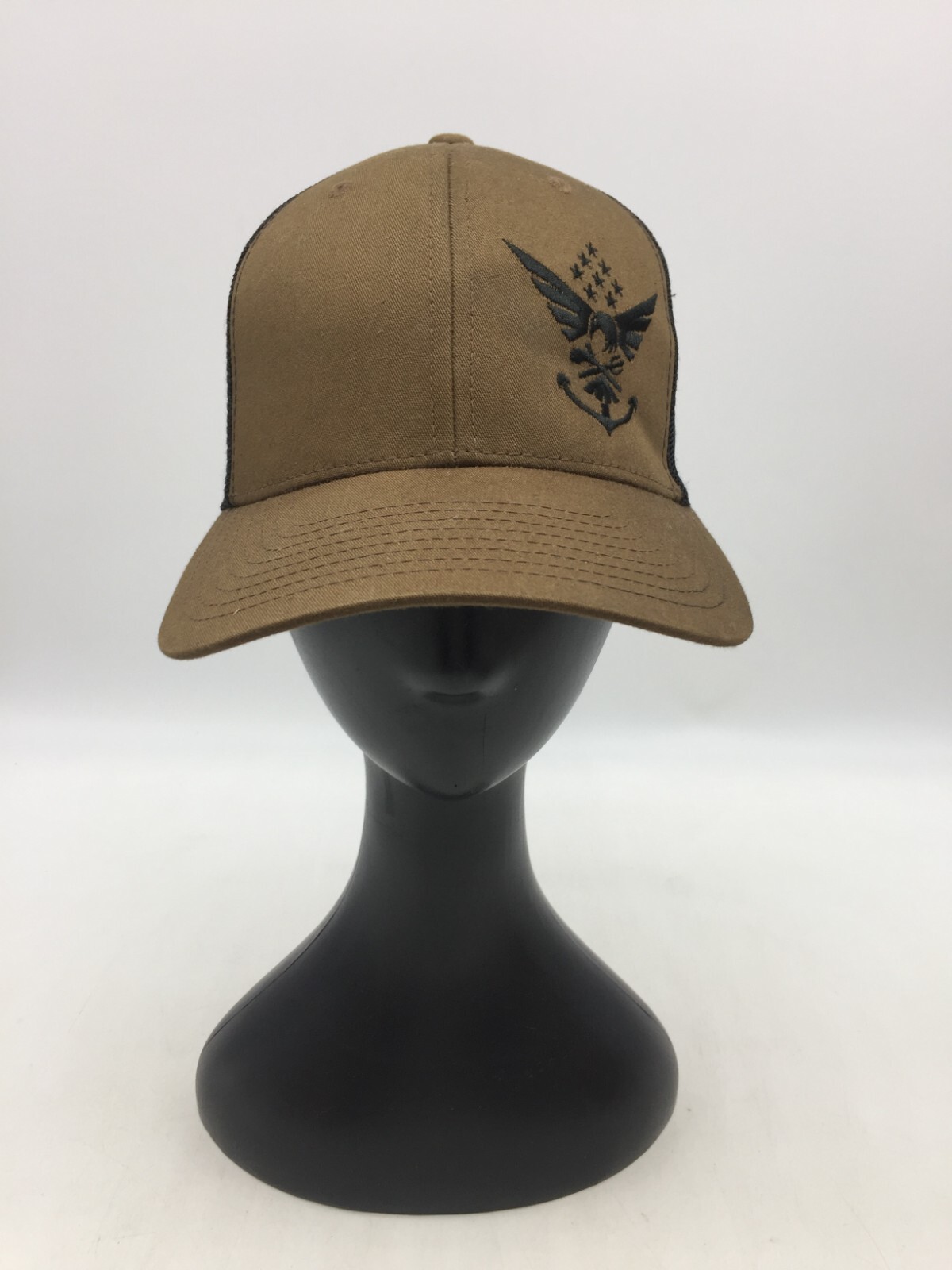 The Classics Brown/Black Trucker Hat Cap Mesh Back SnapBack One Size