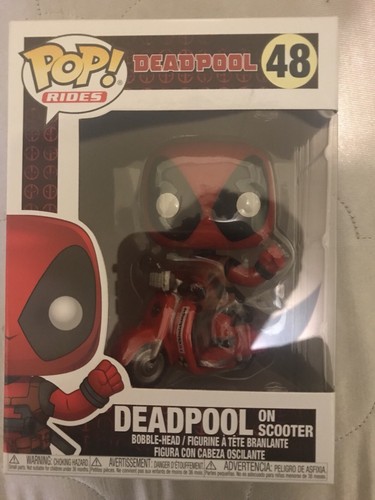 FunkoPop！48 DEAD POOL on scooter Funko Pop! Marvel Deadpool on Scooter #048 Vinyl Action