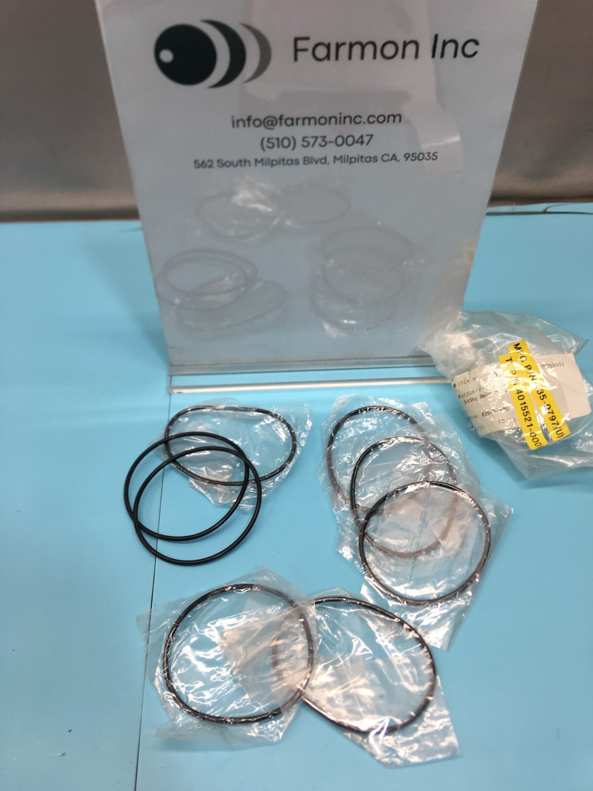 8 ANELVA 835-0797U O-RING BELT U PY3, 4015521-0001, 191249