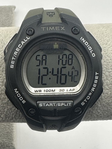 Men's Timex Ironman Triathlon 30 Lap New Battery WR330 Ft