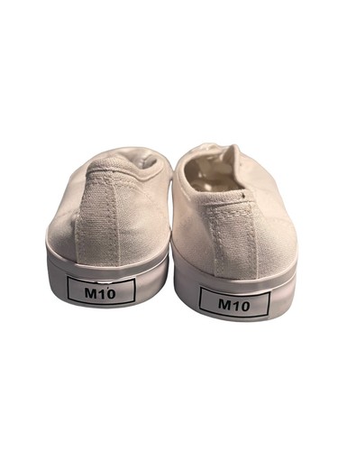 Bob Barker Co. Mens White Low Top Lace Up Sneaker Loafer Shoes  Size 10M NEW