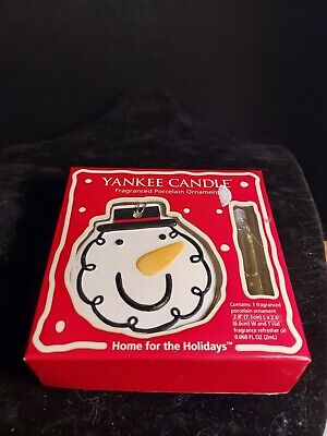 YANKEE CANDLE Home For The Holidays Fragranced Porcelain Ornament Lot #198