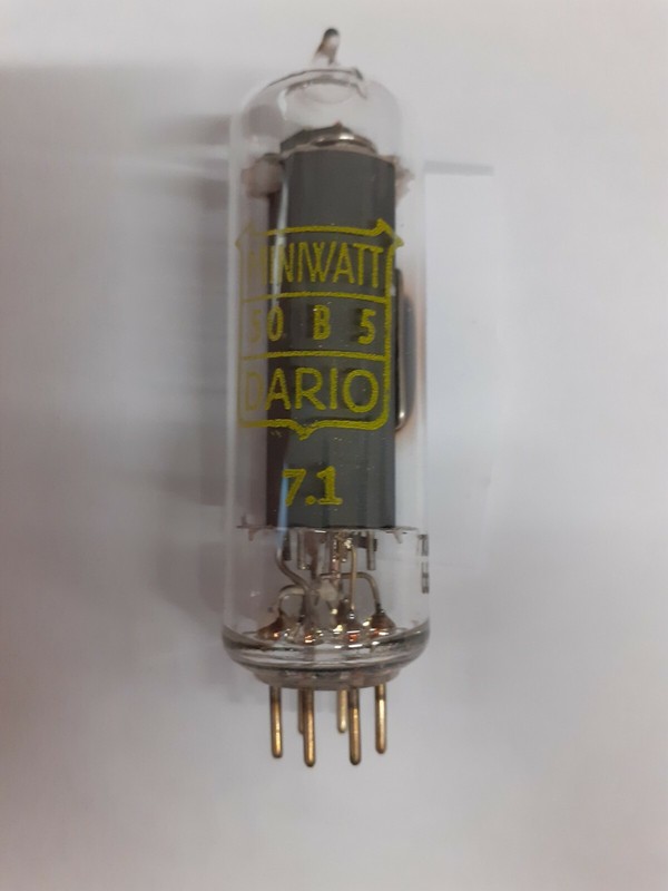 Tube Electronique 50b5 Miniwatt Dario Vintage  Neuf