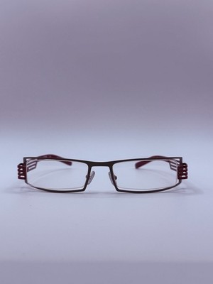 J.F. Rey JF2250 52-18-133 Rot Rechteckig Brille Gestell