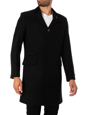 

Мужское пальто Gabicci Crombie Vintage, черный, V00GJ06-BLK