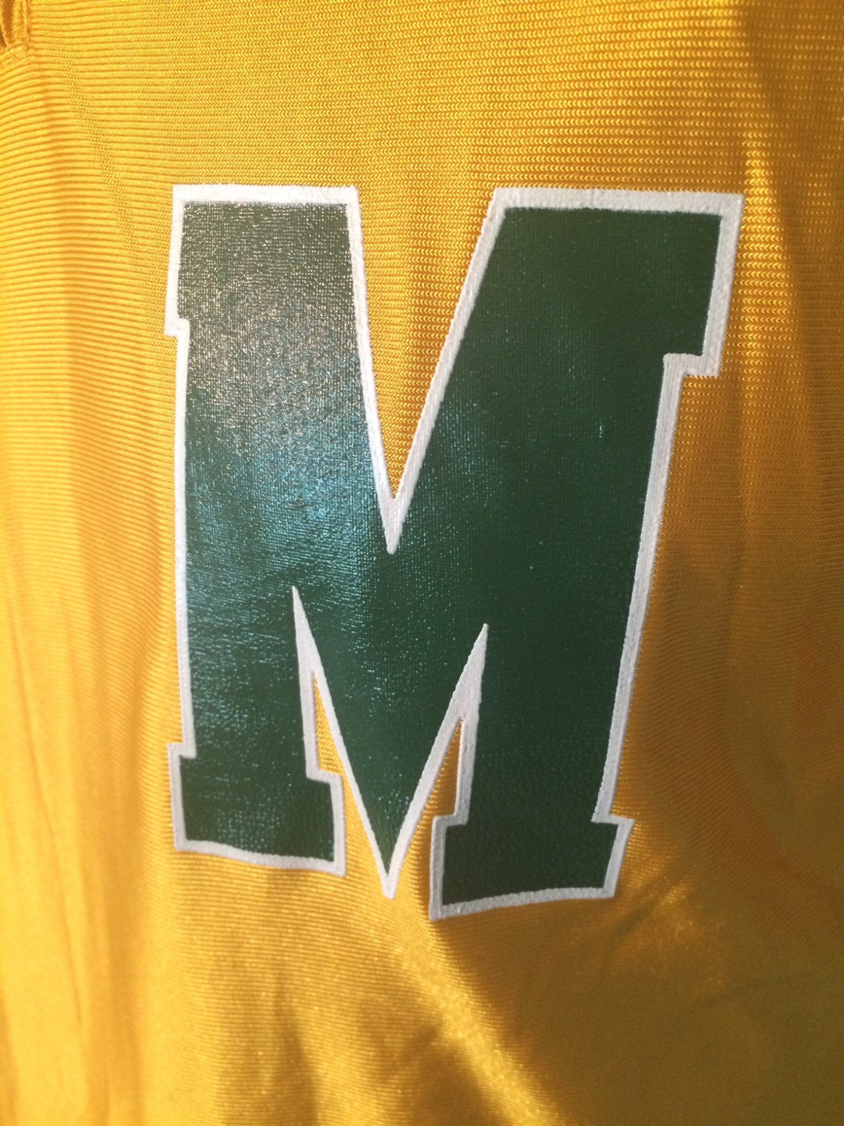 TRUE VTG 1960's-70's MACGREGOR SAND-KNIT 1/4 ZIP BASKETBALL WARM-UP JERSEY MED
