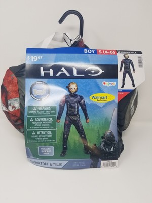 Disguise Spartan Emile Halo Muscles Costume Boys Small (4-6) Halloween Cosplay