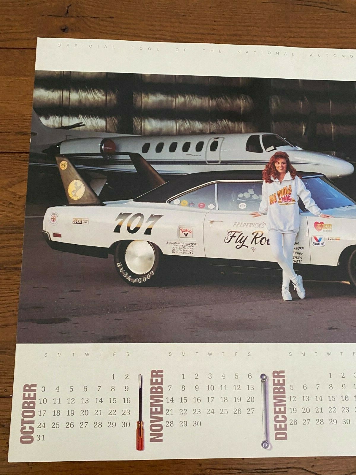 Купить Календарь 1993 MAC Tools Calendar Poster 1970 Plymouth Road