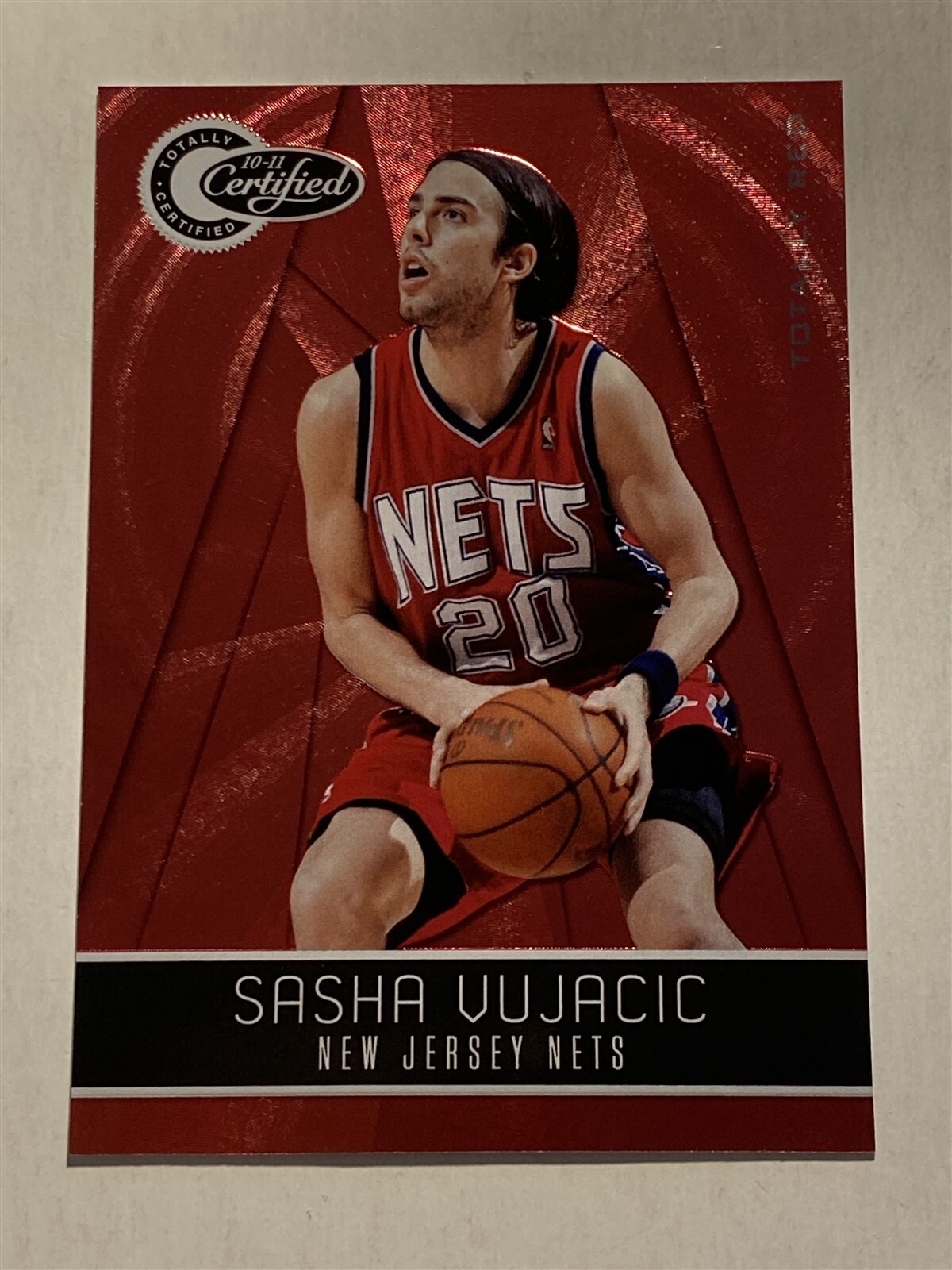 SASHA VUJACIC nets 2010-11 Totally Certified #89 Red 93/499