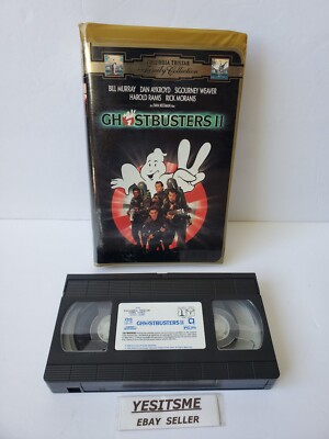 Ghostbusters 2 VHS Gold Clamshell Columbia Tristar Family Collection (TESTED)