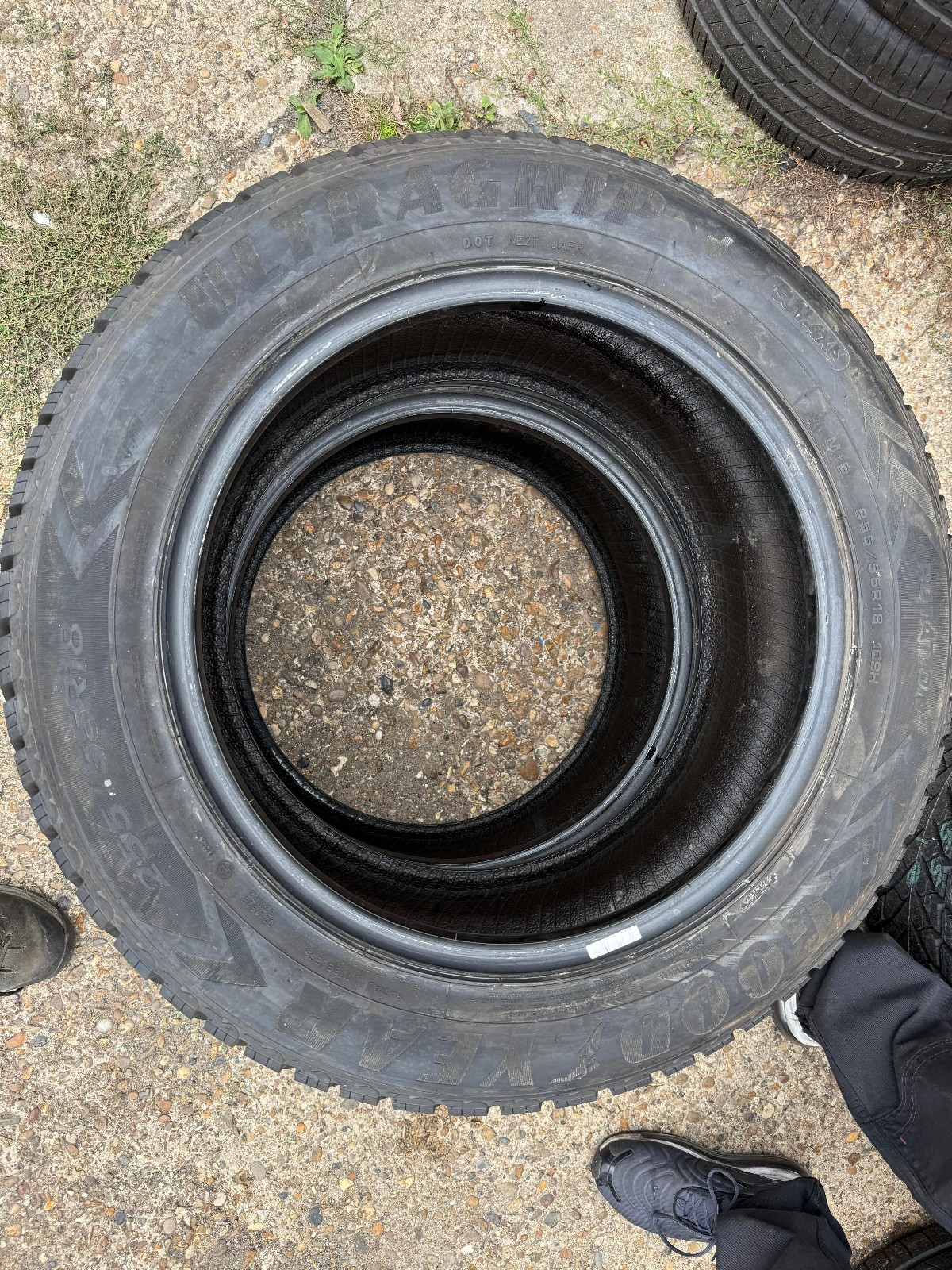 New 255 55 18 Goodyear, Winter, XL, M+S, 109H, x1 Tyre (F1_tyres) YD136