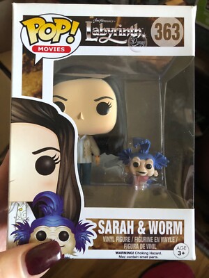 NIP ~Funko Pop Sarah & Worm 363 Jim Henson's Labyrinth 30 Years Movies 
