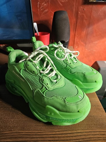 balenciaga triple s clear sole green | eBay