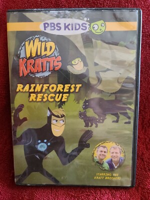SHELF162k DVD tested~ wild kratts- rainforest rescue