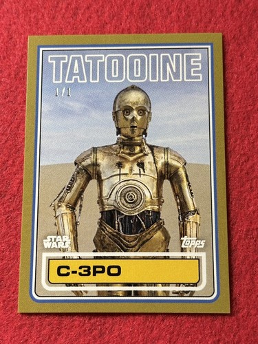 Topps - スケッチカード Topps Star Wars C-3PO 2023 Topps Star Wars Throwback Thursday #134 C-3PO Gold #d 1