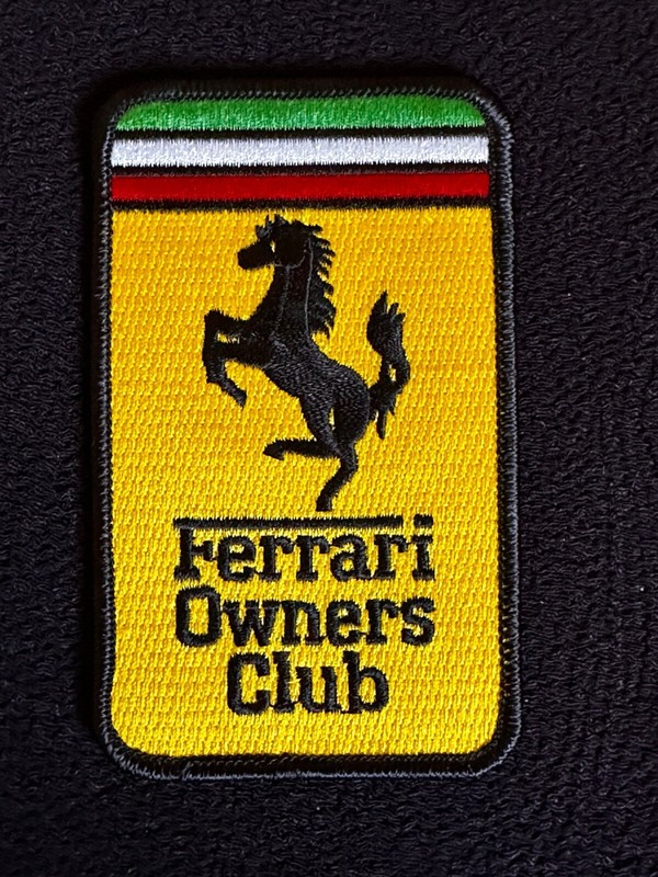 FERRARI Owners Club Embroidered Patch Cavallino | eBay 